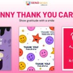 funny thank you cards